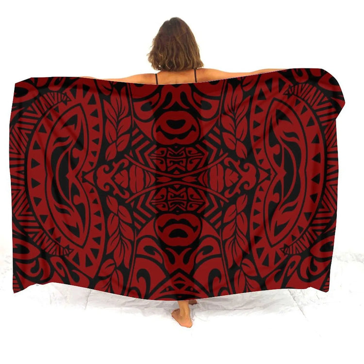 Serviette de plage sarong polynésien 11