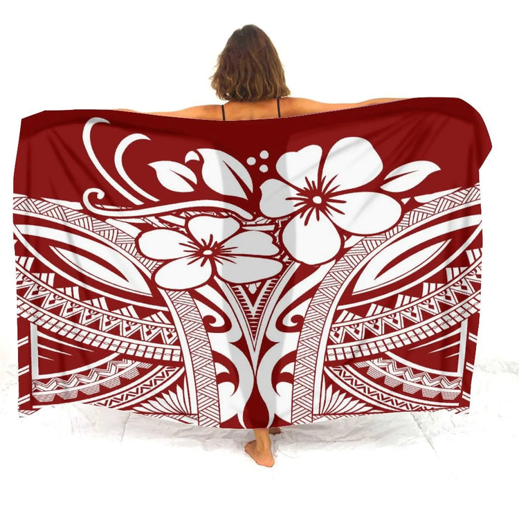Serviette de plage sarong polynésien 12