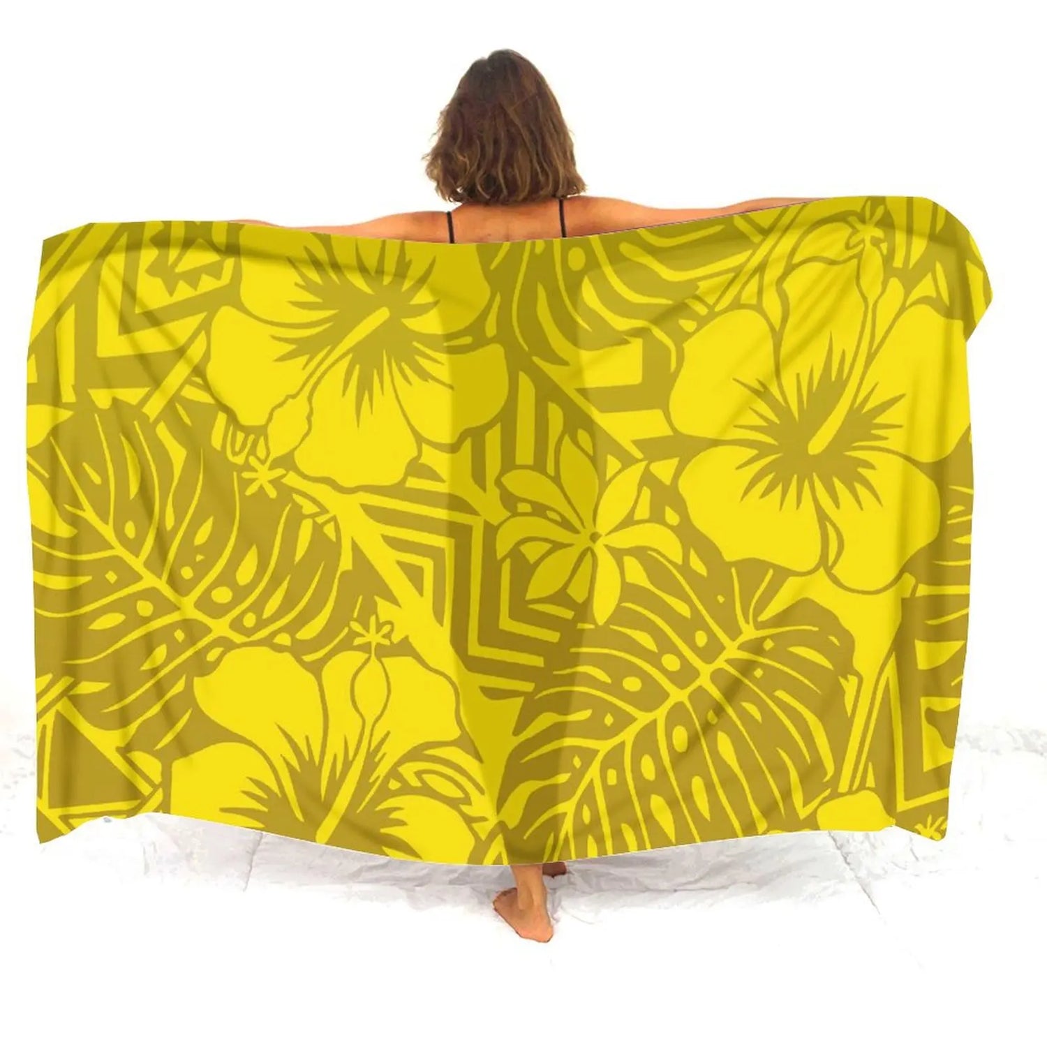 Serviette de plage sarong polynésien 4