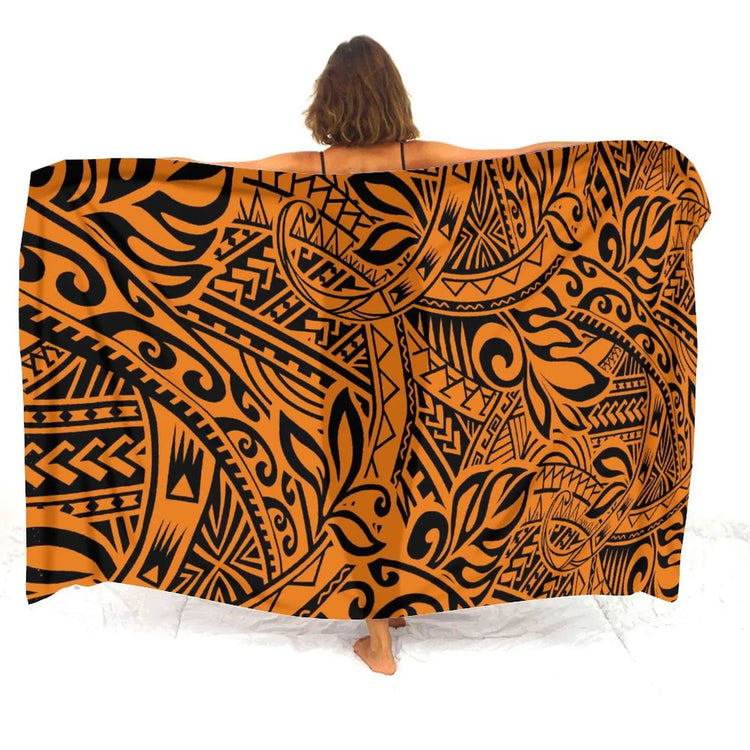 Serviette de plage sarong polynésien 5