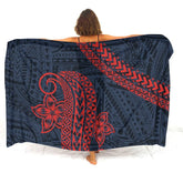 Serviette de plage sarong polynésien 7