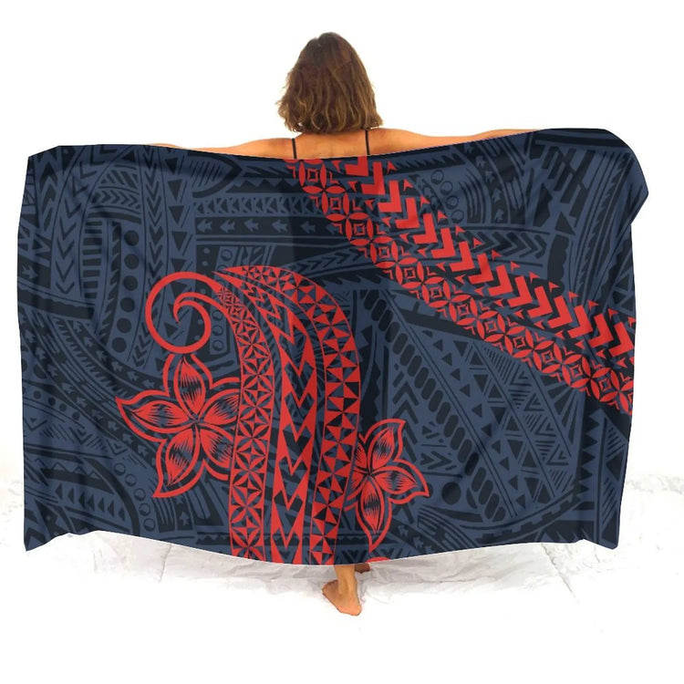 Serviette de plage sarong polynésien 7
