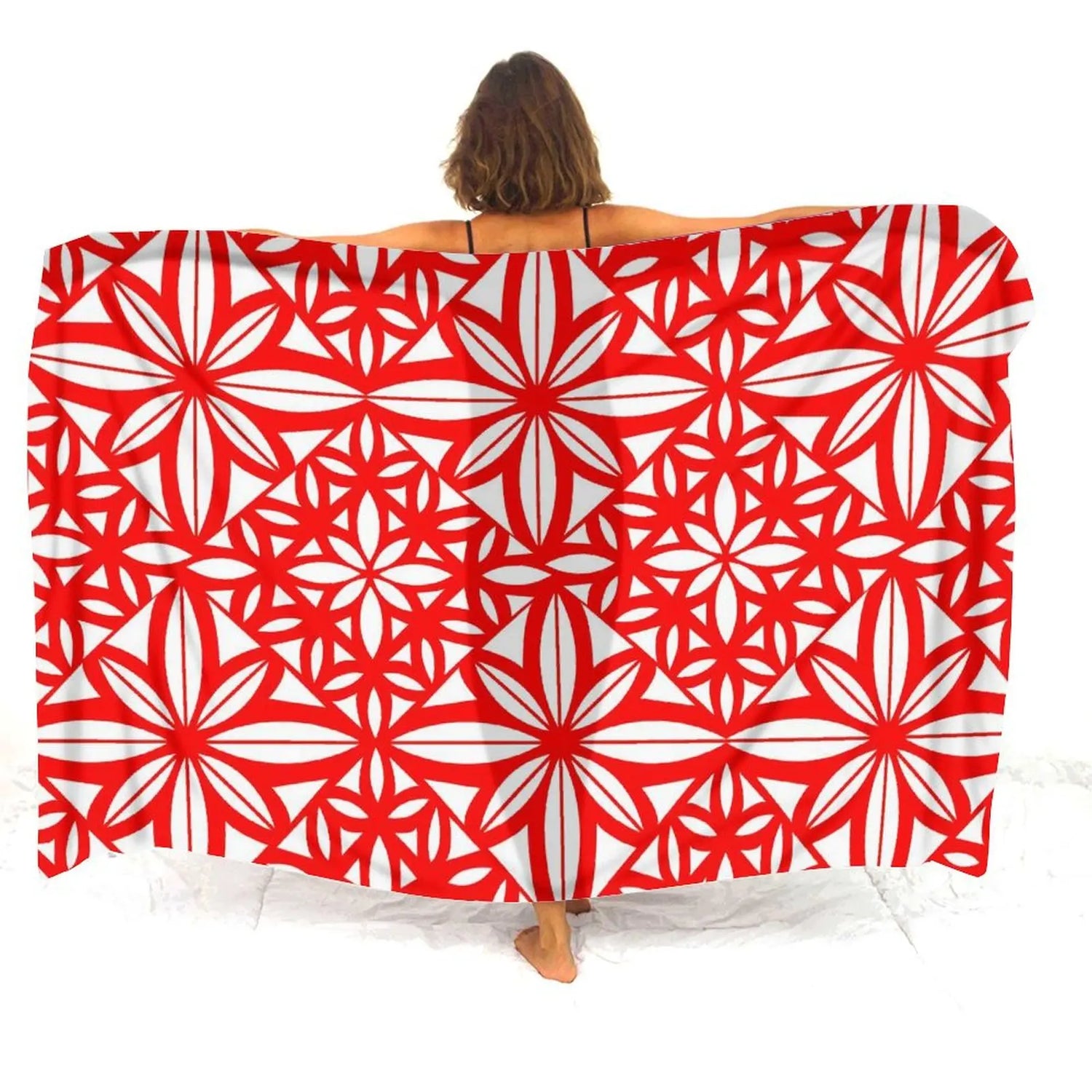 Serviette de plage sarong polynésien 8