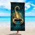 Serviette de plage scorpion