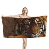Serviette de plage tigre jungle 2