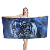 Serviette de plage tigre jungle 8