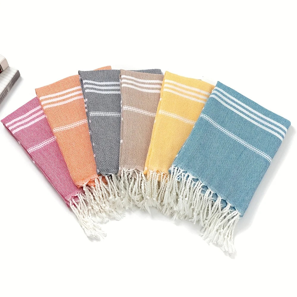 Serviette de plage turque à frange