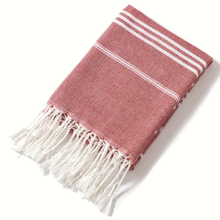 Serviette de plage turque à frange 6