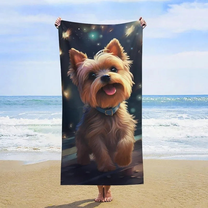 Serviette de plage yorkshire 2