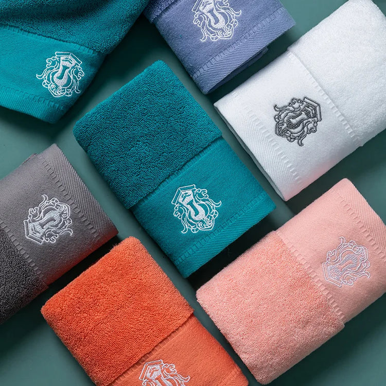 Serviette en coton brodée spécial hôtel 2