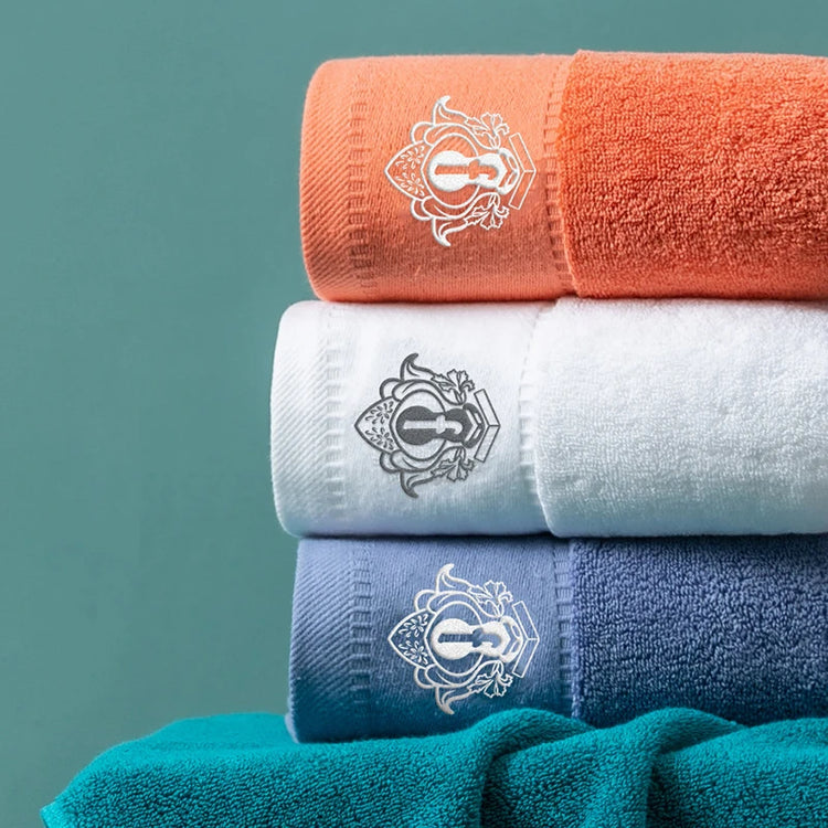 Serviette en coton brodée spécial hôtel 4