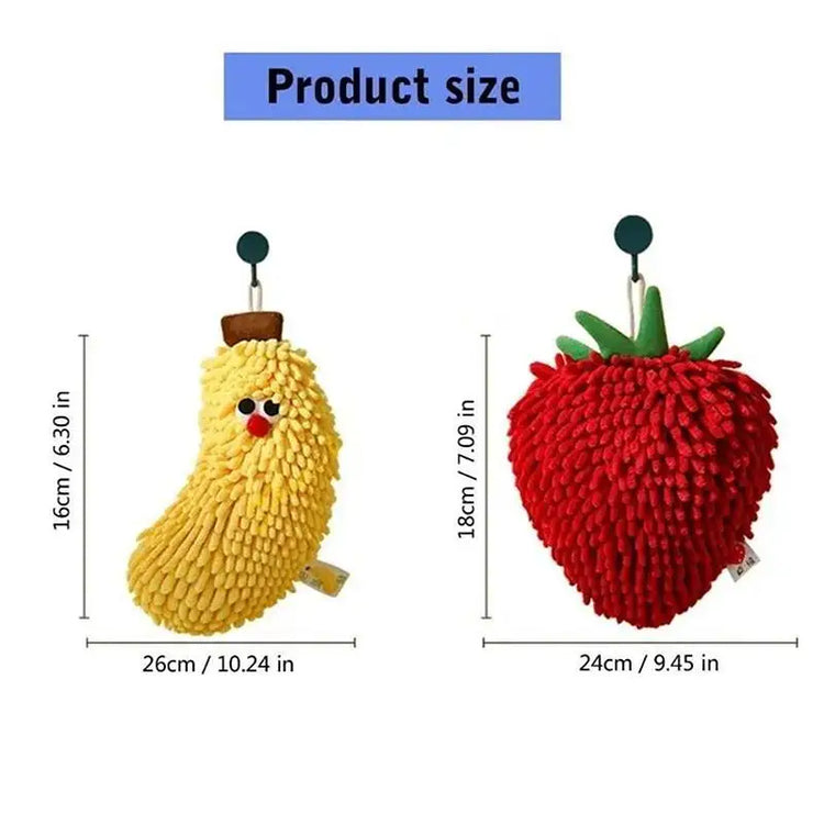Serviette à main suspendue fruits 4