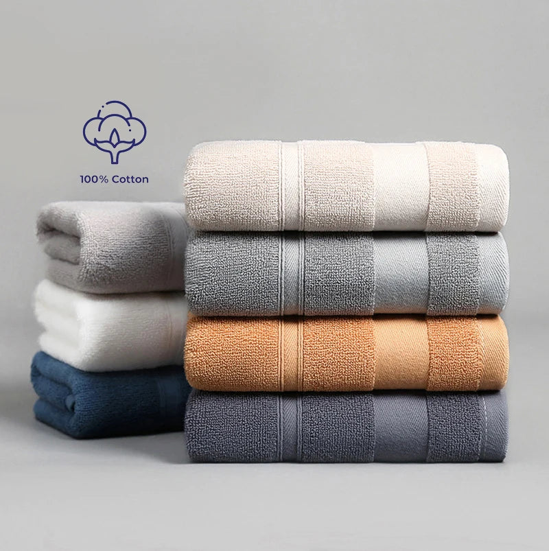 Serviettes de bain 100% coton
