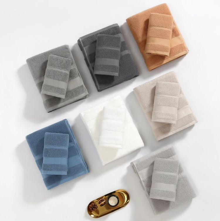 Serviettes de bain 100% coton 2