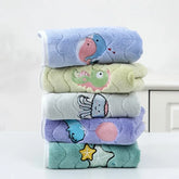 Serviettes de bain bébé velours