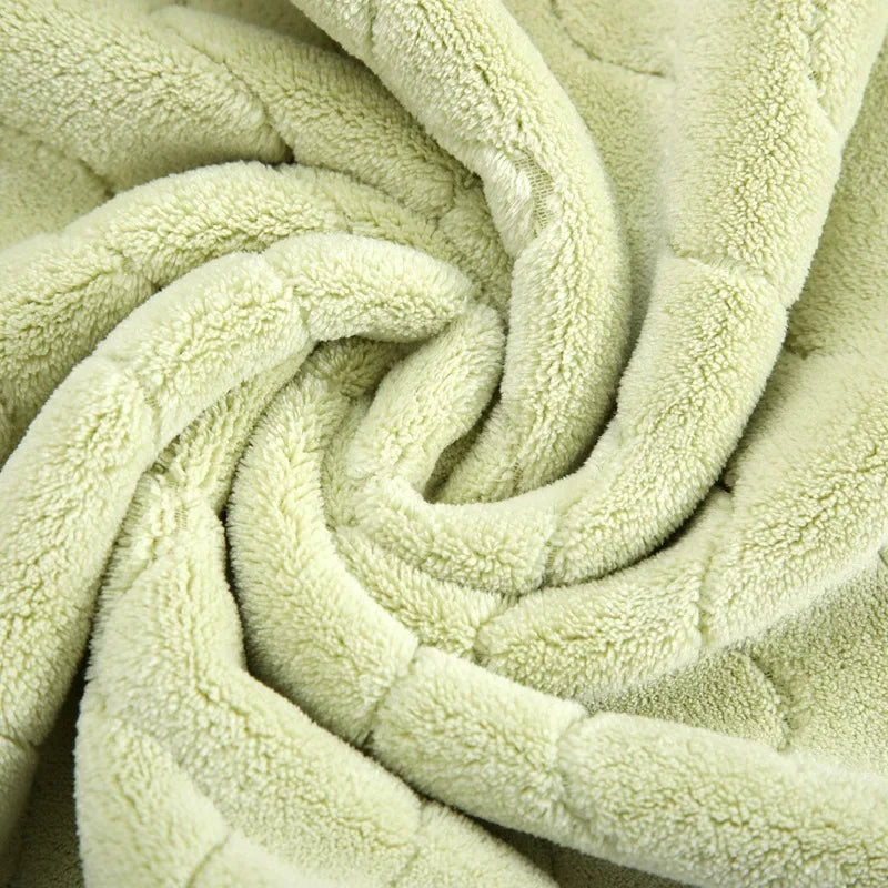 Serviettes de bain bébé velours 4