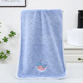 Serviettes de bain bébé velours 8