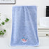 Serviettes de bain bébé velours 8
