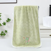 Serviettes de bain bébé velours 9