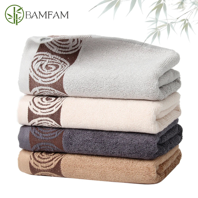 Serviettes de bain bambou 3 pièces