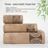 Serviettes de bain bambou 3 pièces 14