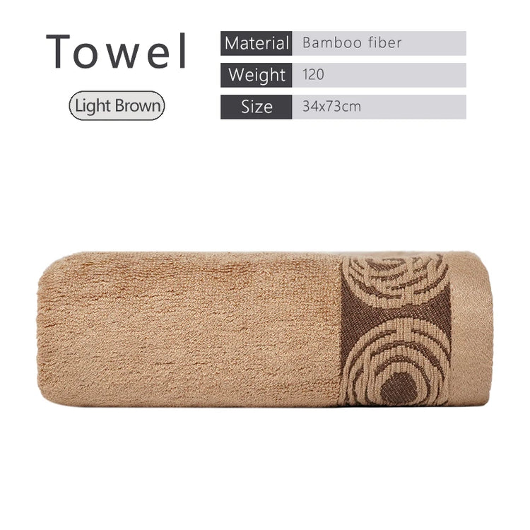 Serviettes de bain bambou 3 pièces 15