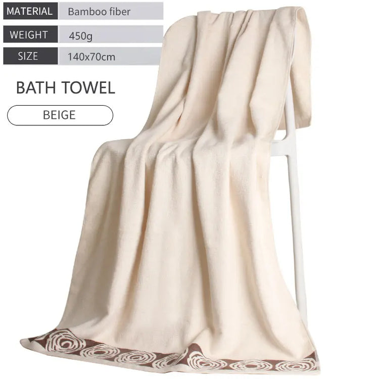 Serviettes de bain bambou 3 pièces 18