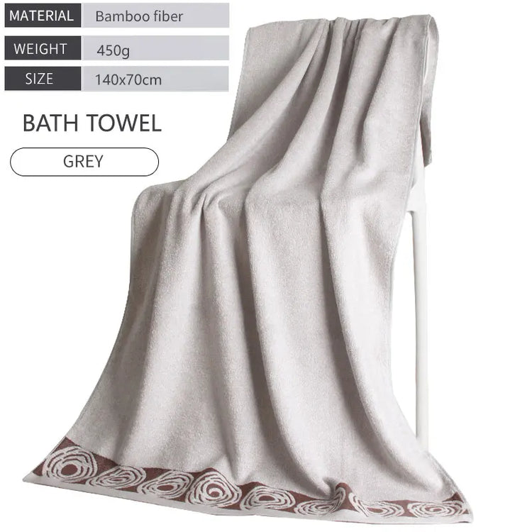Serviettes de bain bambou 3 pièces 19