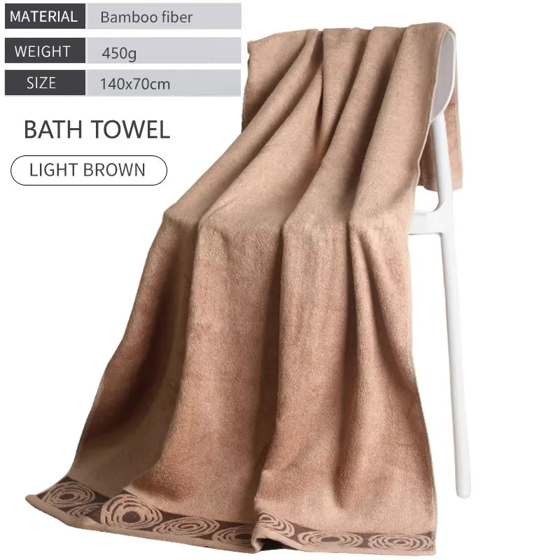 Serviettes de bain bambou 3 pièces 20