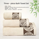 Serviettes de bain bambou 3 pièces 21