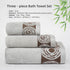 Serviettes de bain bambou 3 pièces 22