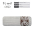 Serviettes de bain bambou 3 pièces 30