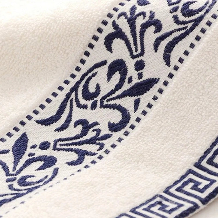 Serviettes de bain brodées pour l&