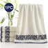 Serviettes de bain brodées pour l&