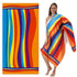 serviette de bain multicolore 6