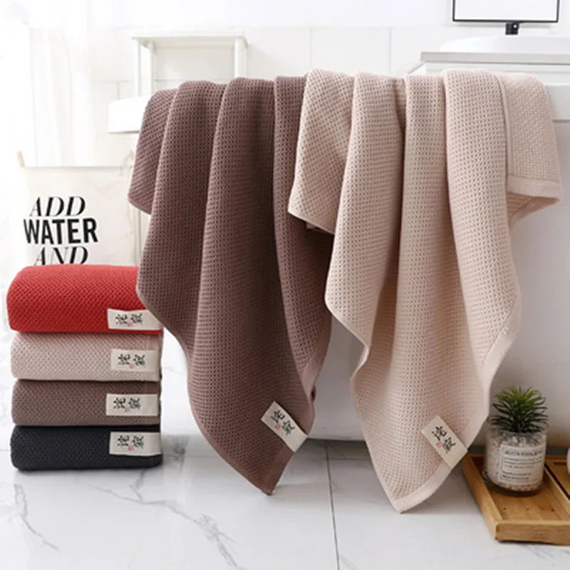 serviette de bain nid d&