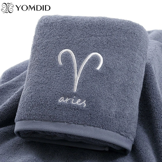 serviette de bain zodiaque