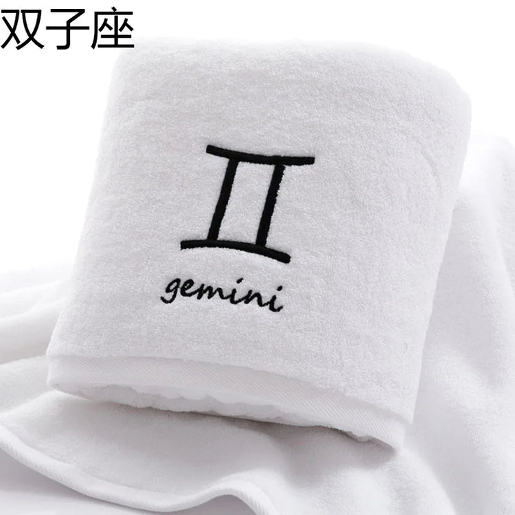 serviette de bain zodiaque 12