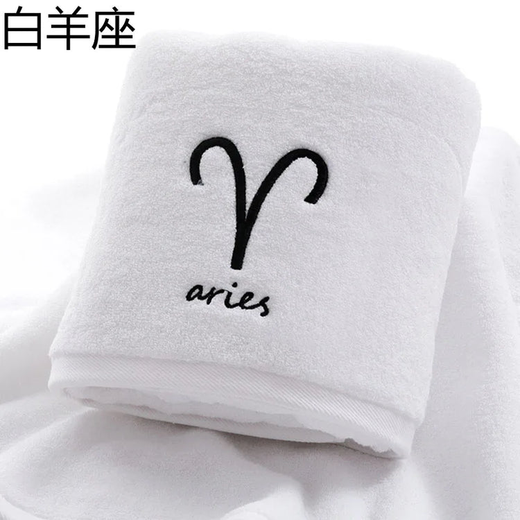 serviette de bain zodiaque 24