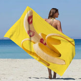 serviette de plage banane