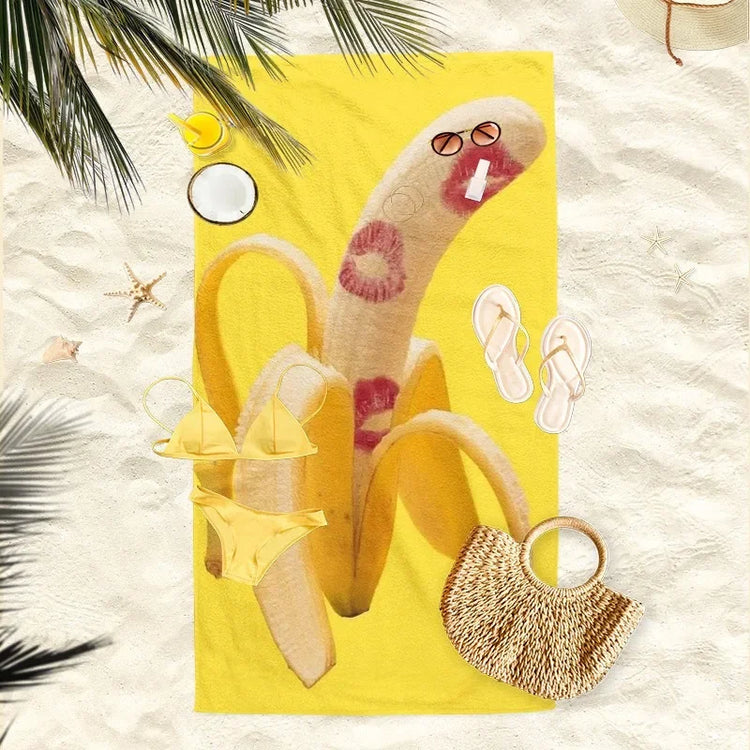 serviette de plage banane 4