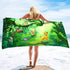 serviette de plage dessin animé zoo 11