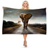serviette de plage éléphant safari