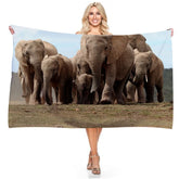 serviette de plage éléphant safari 10