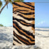 serviette de plage pelage du tigre