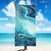serviette de plage turquoise 5