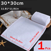 serviettes carrées blanches 13