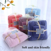 serviettes de bain en microcarence