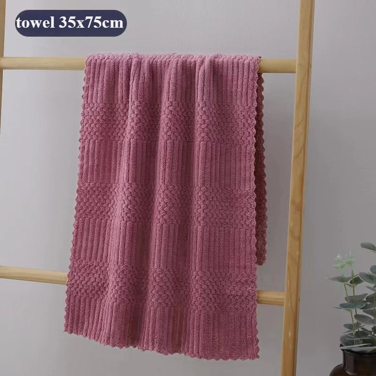 serviettes de bain en microcarence 12