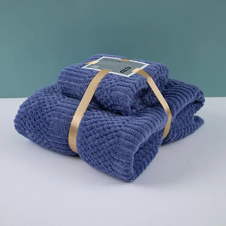 serviettes de bain en microcarence 2